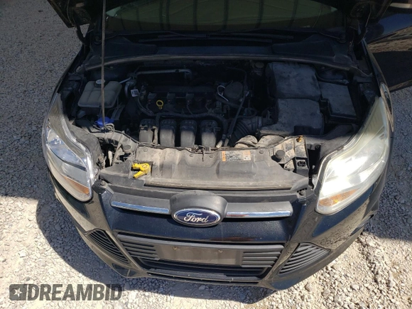 2014 Ford Focus SE with VIN 1FADP3F25EL460855, listed as a Copart auction lot 52911945 with 140,181 mi miles and Salvage Title. Bid and sale history available at DreamBid. Image 12.