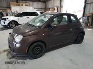 2014 FIAT 500 Pop with VIN 3C3CFFAR6ET288729, listed as a Copart auction lot 80067104 with 224,586 mi miles and Salvage Title. Bid and sale history available at carsss.com. Image 1.
