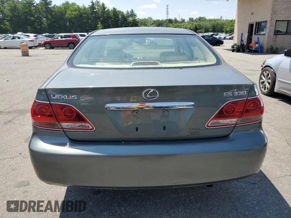 2005 Lexus ES 350 with VIN JTHBA30G955101728, listed as a Copart auction lot 61907345 with 140,427 mi miles and Clean title. Bid and sale history available at DreamBid. Image 6.