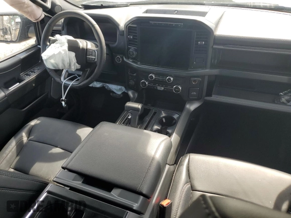 2024 Ford F-150 XLT with VIN 1FTFW3L53RFA12817, listed as a Copart auction lot 50552355 with 5,007 mi miles and Salvage Title. Bid and sale history available at carsss.com. Image 8.