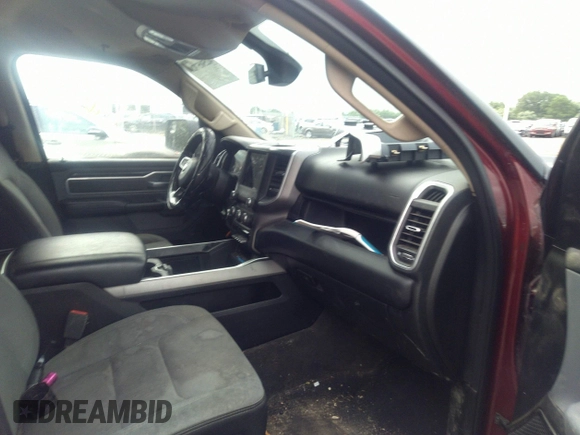 2020 Ram 1500 Big Horn with VIN 1C6SRFBT2LN280589, listed as a IAAI auction lot 42505720 with 124,355 mi miles and . Bid and sale history available at DreamBid. Image 5.