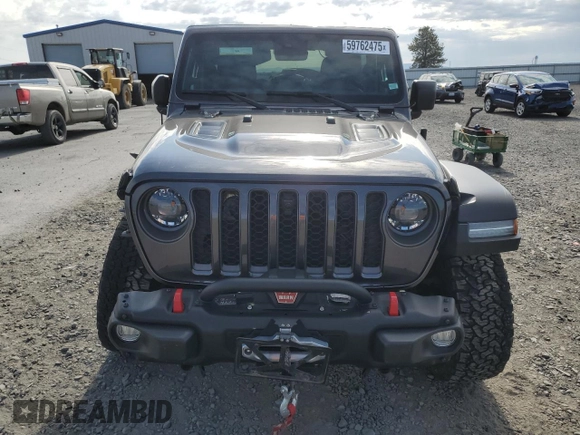 2023 Jeep Wrangler Rubicon with VIN 1C4HJXCG5PW652704, listed as a Copart auction lot 59762475 with 19,924 mi miles and Salvage title. Bid and sale history available at DreamBid. Image 5.
