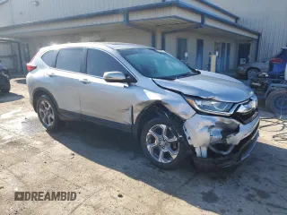 2018 Honda CR-V EX with VIN 7FARW2H52JE091054, listed as a Copart auction lot 53468905 with 58,719 mi miles and Salvage Title. Bid and sale history available at DreamBid. Image 4.