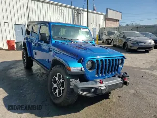 2021 Jeep Wrangler Unlimited Rubicon with VIN 1C4HJXFN0MW657623, listed as a Copart auction lot 46234085 with 32,709 mi miles and Salvage Title. Bid and sale history available at DreamBid. Image 15.