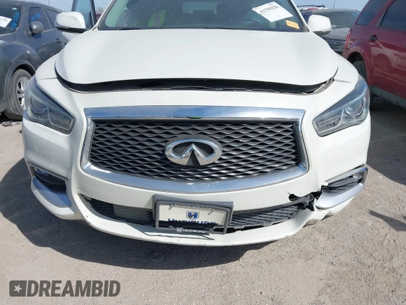 2016 Infiniti QX60 with VIN 5N1AL0MM6GC520846, listed as a IAAI auction lot 41795826 with 81,190 mi miles and . Bid and sale history available at DreamBid. Image 12.