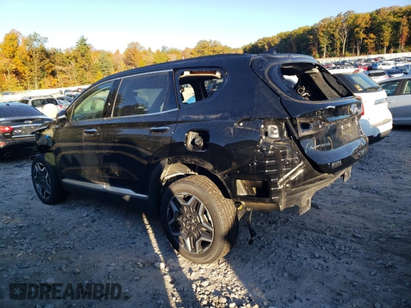 2023 Hyundai Santa Fe Hybrid Limited with VIN 5NMS5DA14PH023817, listed as a Copart auction lot 72625224 with 17,558 mi miles and Salvage Title. Bid and sale history available at carsss.com. Image 2.
