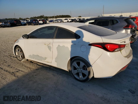 2014 Hyundai Elantra Coupe with VIN KMHDH6AH8EU026519, listed as a Copart auction lot 82472584 with 158,603 mi miles and Clean Title. Bid and sale history available at carsss.com. Image 2.