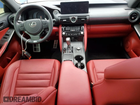 2024 Lexus IS 350 F Sport with VIN JTHGZ1E24R5035224, listed as a Copart auction lot 54204005 with 11,974 mi miles and Non repairable. Bid and sale history available at DreamBid. Image 8.
