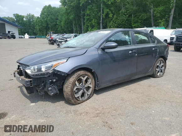 2021 Kia Forte LXS with VIN 3KPF24AD7ME290313, listed as a Copart auction lot 59758995 with 72,738 mi miles and Non repairable. Bid and sale history available at DreamBid. Image 1.
