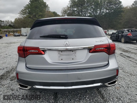 2017 Acura MDX Technology with VIN 5FRYD3H51HB006541, listed as a Copart auction lot 49956465 with Not provided miles and Salvage title. Bid and sale history available at DreamBid. Image 6.