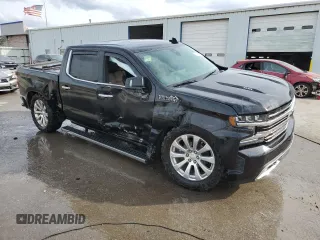2019 Chevrolet Silverado 1500 High Country with VIN 1GCUYHEL9KZ267244, listed as a Copart auction lot 46989495 with 93,018 mi miles and Salvage Title. Bid and sale history available at carsss.com. Image 4.