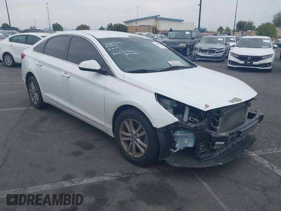 2016 Hyundai Sonata SE with VIN 5NPE24AF5GH346620, listed as a IAAI auction lot 41857993 with 90,617 mi miles and . Bid and sale history available at DreamBid. Image 1.