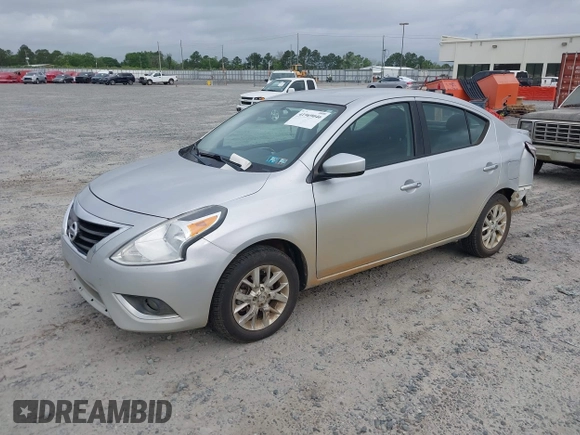 2018 Nissan Versa SV with VIN 3N1CN7AP4JL844956, listed as a IAAI auction lot 41969046 with 34,199 mi miles. Bid and sale history available at carsss.com. Image 2.