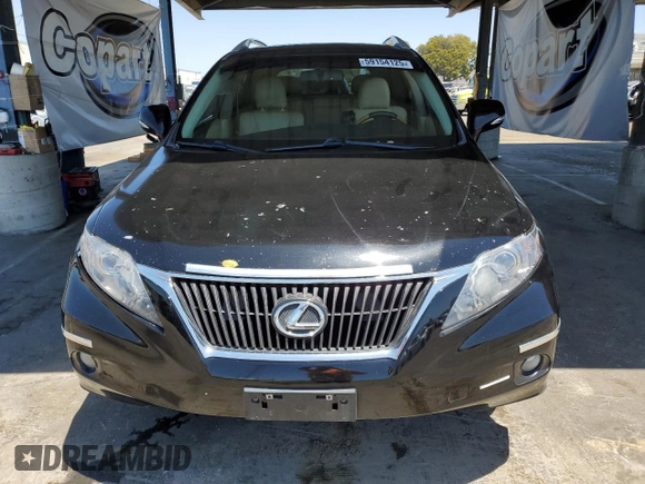 2011 Lexus RX 350 with VIN 2T2ZK1BA3BC045581, listed as a Copart auction lot 59154125 with 185,881 mi miles and Clean title. Bid and sale history available at DreamBid. Image 5.