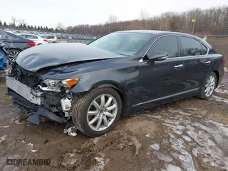 2010 Lexus LS 460 L with VIN JTHDL5EF8A5001127, listed as a IAAI auction lot 41242335 with NaN miles. Bid and sale history available at carsss.com. Image 17.