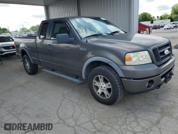 2006 Ford F-150 XLT with VIN 1FTPX14536FA56767, listed as a Copart auction lot 61500475 with 198,967 mi miles and Clean title. Bid and sale history available at DreamBid. Image 4.