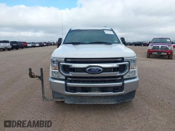 2021 Ford Super Duty F-250 SRW XL with VIN 1FT7X2B65MEC39074, listed as a IAAI auction lot 42086381 with 158,099 mi miles. Bid and sale history available at carsss.com. Image 12.