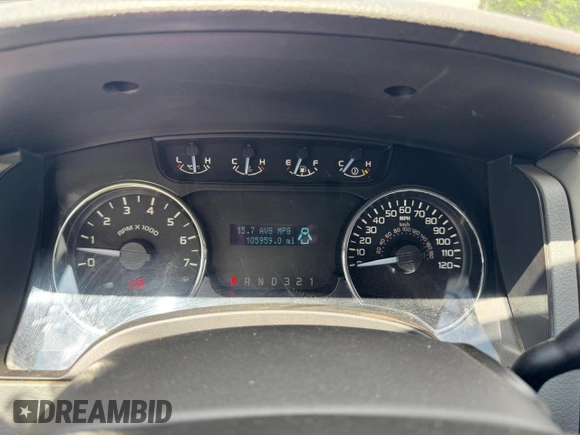 2012 Ford F-150 XL with VIN 1FTFX1EFXCKE09558, listed as a Copart auction lot 62692155 with 105,959 mi miles and Clean title. Bid and sale history available at DreamBid. Image 7.