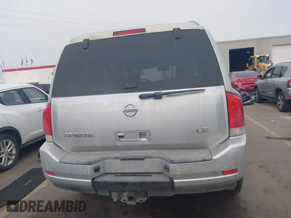 2008 Nissan Armada SE z VIN 5N1AA08C38N601641, wystawiony jako IAAI lot #41569296 z przebiegiem 223 865 mil mil oraz . Historia ofert i sprzedaży dostępna na DreamBid. Obrazek 17.