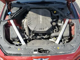 2019 Genesis G70 Advanced with VIN KMTG34LE5KU031794, listed as a Copart auction lot 56139885 with 34,873 mi miles and Salvage title. Bid and sale history available at DreamBid. Image 11.