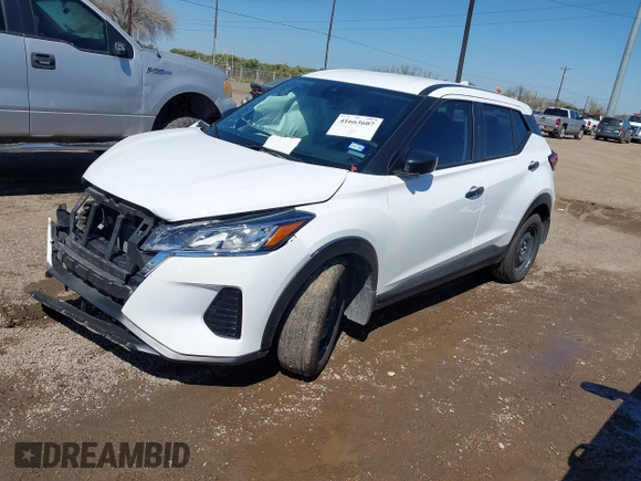 2024 Nissan Kicks S with VIN 3N1CP5BV1RL584152, listed as a IAAI auction lot 41663607 with 1,379 mi miles and . Bid and sale history available at carsss.com. Image 18.