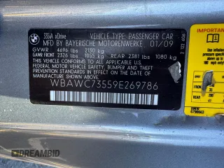 2009 BMW 3 Series 335i xDrive with VIN WBAWC73559E269786, listed as a Copart auction lot 60289415 with 113,363 mi miles and Clean title. Bid and sale history available at DreamBid. Image 10.