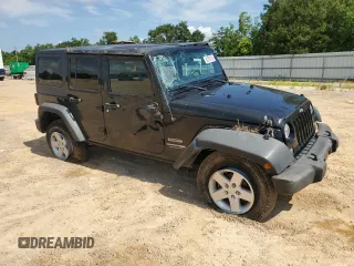 2018 Jeep Wrangler JK Unlimited Sport S with VIN 1C4BJWDG3JL906904, listed as a Copart auction lot 62789794 with 73,464 mi miles and Salvage Title. Bid and sale history available at carsss.com. Image 4.
