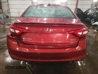 2015 Hyundai Sonata Sport with VIN 5NPE34AF1FH104032, listed as a Copart auction lot 87837255 with 151,079 mi miles and Non repairable. Bid and sale history available at DreamBid. Image 6.