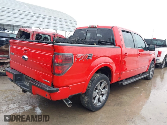 2012 Ford F-150 XL with VIN 1FTFW1CF6CKD73955, listed as a IAAI auction lot 41396812 with 209,176 mi miles. Bid and sale history available at carsss.com. Image 4.