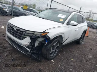 2024 Hyundai Tucson Limited with VIN KM8JECD18RU184602, listed as a IAAI auction lot 42128254 with 21,269 mi miles and . Bid and sale history available at carsss.com. Image 2.