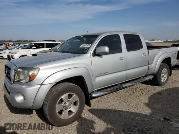 2005 Toyota Tacoma PreRunner with VIN 3TMKU72N65M003911, listed as a Copart auction lot 49546495 with 281,611 mi miles and Salvage title. Bid and sale history available at DreamBid. Image 1.