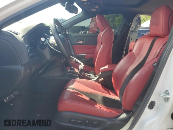 2021 Acura ILX Premium with VIN 19UDE2F81MA005141, listed as a Copart auction lot 56690405 with 53,948 mi miles and Salvage title. Bid and sale history available at DreamBid. Image 7.