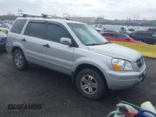 2005 Honda Pilot EX with VIN 2HKYF184X5H533837, listed as a IAAI auction lot 41900265 with 163,522 mi miles. Bid and sale history available at carsss.com. Image 1.
