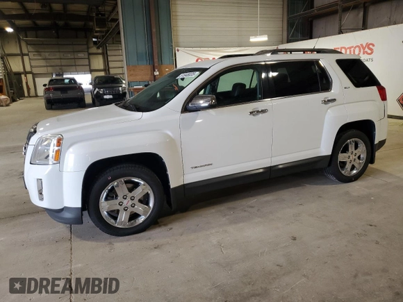 2012 GMC Terrain SLT-2 with VIN 2GKALWEK6C6134729, listed as a Copart auction lot 51848035 with 123,171 mi miles and Salvage title. Bid and sale history available at DreamBid. Image 1.