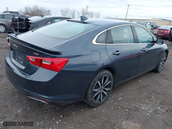 2020 Chevrolet Malibu RS with VIN 1G1ZG5ST6LF139230, listed as a IAAI auction lot 42037977 with 21,533 mi miles. Bid and sale history available at carsss.com. Image 4.