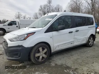 2021 Ford Transit Connect XL z VIN NM0GS9E29M1486912, wystawiony jako Copart lot #42416275 z przebiegiem 104 768 mil mil oraz Szkoda całkowita • Salvage title. Historia ofert i sprzedaży dostępna na DreamBid. Obrazek 1.