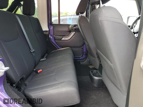 2018 Jeep Wrangler Unlimited Sport with VIN 1C4BJWDG9JL910410, listed as a Copart auction lot 60778405 with 57,450 mi miles and Salvage title. Bid and sale history available at DreamBid. Image 11.