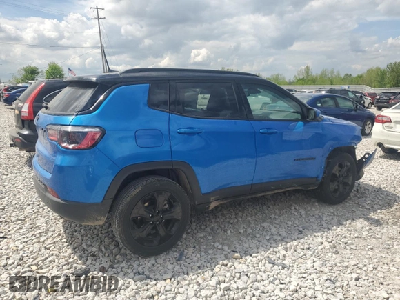 2021 Jeep Compass Altitude z VIN 3C4NJDBB9MT567907, wystawiony jako Copart lot #56241815 z przebiegiem 93 319 mil mil oraz Nie do naprawy • Non repairable. Historia ofert i sprzedaży dostępna na DreamBid. Obrazek 3.