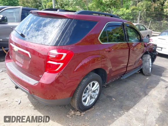 2017 Chevrolet Equinox LT with VIN 2GNALCEK7H1545580, listed as a IAAI auction lot 42113153 with 59,270 mi miles and . Bid and sale history available at DreamBid. Image 4.