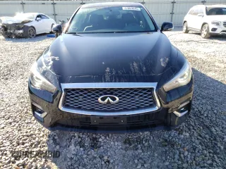 2022 Infiniti Q50 Luxe with VIN JN1EV7BR7NM341295, listed as a Copart auction lot 47003645 with 24,688 mi miles and Salvage title. Bid and sale history available at DreamBid. Image 5.