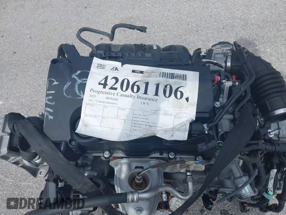 2025 Honda CR-V EX-L with VIN 7FARS4H70SE004911, listed as a IAAI auction lot 42061106 with Not Provided miles and . Bid and sale history available at DreamBid. Image 7.