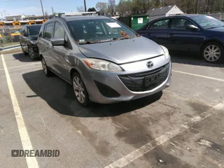 2012 Mazda 5 Sport with VIN JM1CW2BL2C0134043, listed as a IAAI auction lot 41938333 with 158,942 mi miles. Bid and sale history available at carsss.com. Image 1.