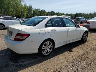 2011 Mercedes-Benz C with VIN WDDGF5CB9BF631438, listed as a Copart auction lot 62860085 with 204,528 mi miles and Salvage title. Bid and sale history available at DreamBid. Image 3.