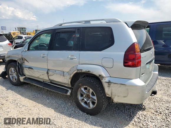 2005 Lexus GX 470 with VIN JTJBT20X150078140, listed as a Copart auction lot 62529784 with 176,212 mi miles and Salvage Title. Bid and sale history available at carsss.com. Image 2.