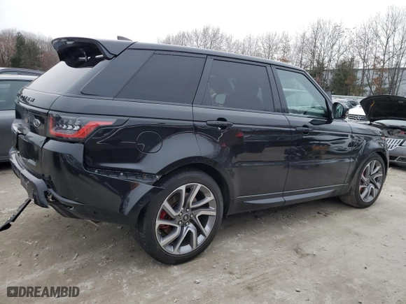 2018 Land Rover Range Rover Sport Autobiography with VIN SALWV2RE9JA800872, listed as a Copart auction lot 83146234 with 102,381 mi miles and Salvage Title. Bid and sale history available at carsss.com. Image 3.