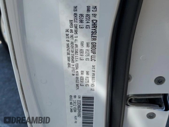 2013 Dodge Charger SE z VIN 2C3CDXBG3DH549962, wystawiony jako Copart lot #55110985 z przebiegiem 183 071 mil mil oraz Szkoda całkowita • Salvage title. Historia ofert i sprzedaży dostępna na DreamBid. Obrazek 12.
