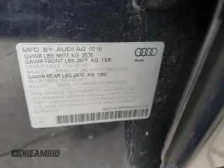 2017 Audi SQ5 Prestige with VIN WA1VCAFP9HA022134, listed as a Copart auction lot 43595175 with 145,316 mi miles and Clean Title. Bid and sale history available at carsss.com. Image 12.