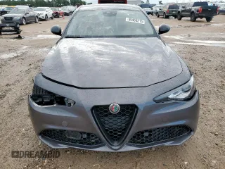 2020 Alfa Romeo Giulia Ti with VIN ZARFAMBNXL7637986, listed as a Copart auction lot 59406215 with 46,350 mi miles and Salvage title. Bid and sale history available at DreamBid. Image 5.
