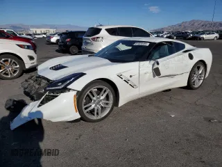 2019 Chevrolet Corvette 1LT with VIN 1G1YB2D75K5117488, listed as a Copart auction lot 61028485 with 33,420 mi miles and Salvage title. Bid and sale history available at DreamBid. Image 1.