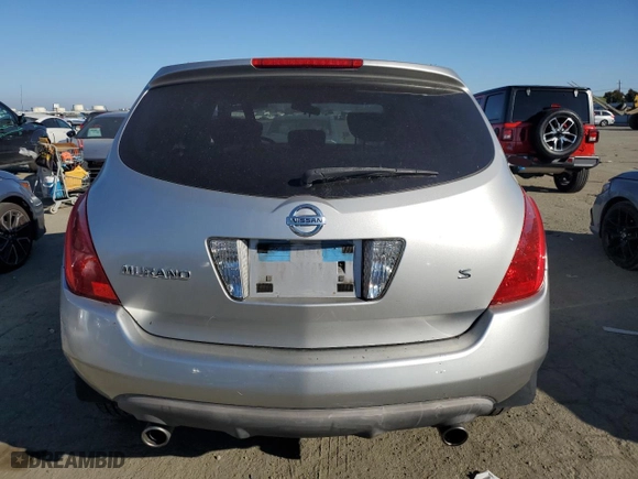 2005 Nissan Murano SE with VIN JN8AZ08TX5W328785, listed as a Copart auction lot 42456245 with 146,830 mi miles and Salvage Title. Bid and sale history available at carsss.com. Image 6.